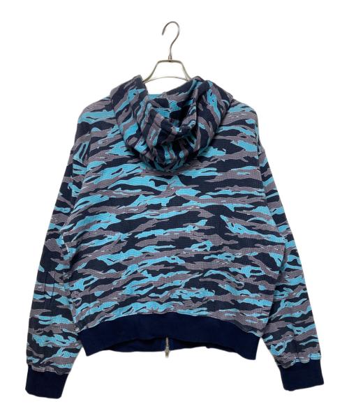 BEAMS（ビームス）BEAMS (ビームス) FUTURE ARCHIVE (フューチャー アーカイブ) WOKE EDGE (ウォーク エッジ) 別注 Thermal Hoodie ブルー サイズ:Mの古着・服飾アイテム