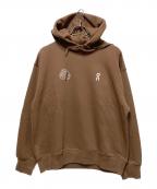 on×BEAMS REIオン）の古着「Club Hoodie/クラブフーディ」｜ブラウン