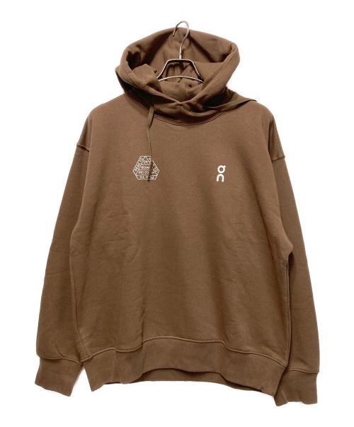 on（オン）on (オン) BEAMS REI Club Hoodie/クラブフーディ ブラウン サイズ:Ｍの古着・服飾アイテム