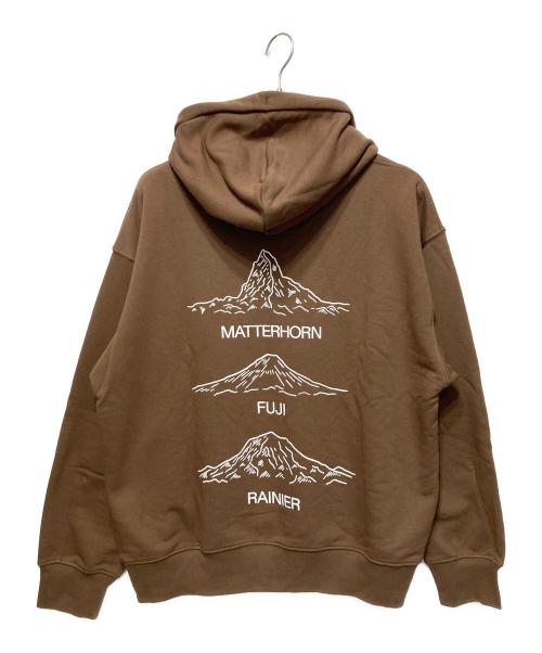 on（オン）on (オン) BEAMS REI Club Hoodie/クラブフーディ ブラウン サイズ:Ｍの古着・服飾アイテム