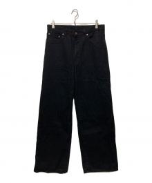 UNUSED（アンユーズド）の古着「13.5oz denim five pockets pants」｜ブラック