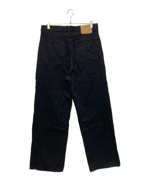 UNUSED（アンユーズド）UNUSED (アンユーズド) 13.5oz denim five pockets pants ブラック サイズ:3の古着・服飾アイテム