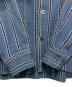 中古・古着 BoTT (ボット) JACQUARD STRIPE SHIRT/ジャガード ストライプ シャツ ネイビー サイズ:Ｍ：10000円