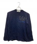 COMME des GARCONS SHIRTコムデギャルソンシャツ）の古着「クルーネックニット」｜ネイビー