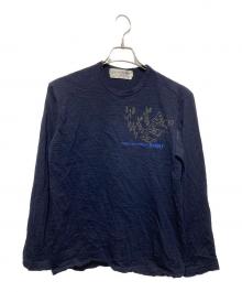 COMME des GARCONS SHIRT（コムデギャルソンシャツ）の古着「クルーネックニット」｜ネイビー