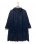 tricot COMME des GARCONS（トリココムデギャルソン）の古着「スキッパーブラウスワンピース」｜ネイビー