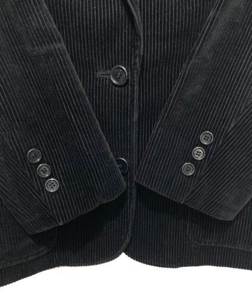 Yves Saint Laurent（イヴサンローラン）Yves Saint Laurent (イヴサンローラン) コーデュロイテーラードジャケット ブラック サイズ:Ｓの古着・服飾アイテム