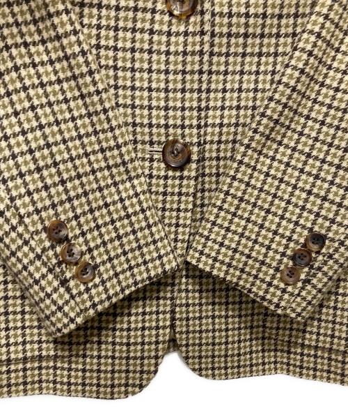 Burberry's（バーバリーズ）Burberry's (バーバリーズ) チェックテーラードジャケット ベージュ サイズ:9の古着・服飾アイテム