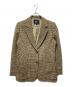 Burberry's（バーバリーズ）の古着「チェックテーラードジャケット」｜ベージュ