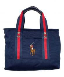 POLO GOLF（ポロ ゴルフ）の古着「ミニトートバッグ」｜ネイビー