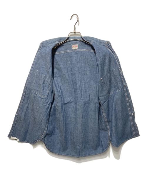 8 HOUR UNION（エイトアワーユニオン）8 HOUR UNION (エイトアワーユニオン) 半袖シャツ インディゴ サイズ:15の古着・服飾アイテム