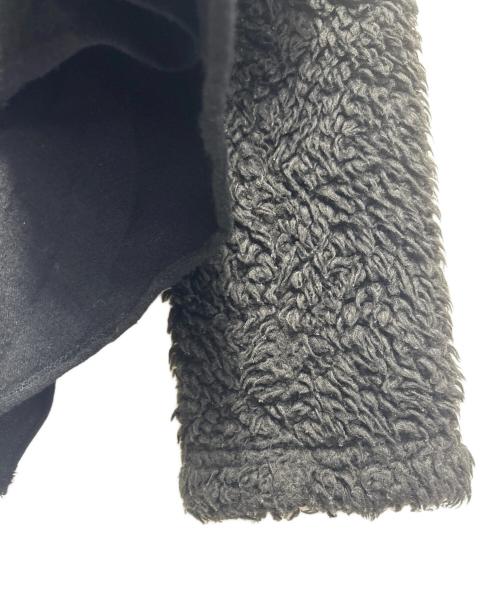 COMME des GARCONS（コムデギャルソン）COMME des GARCONS (コムデギャルソン) レイヤード切替ボアジップパーカー ブラック サイズ:XSの古着・服飾アイテム