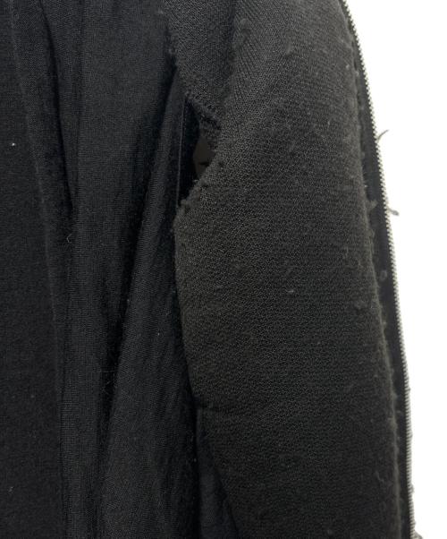 COMME des GARCONS（コムデギャルソン）COMME des GARCONS (コムデギャルソン) レイヤード切替ボアジップパーカー ブラック サイズ:XSの古着・服飾アイテム