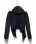 COMME des GARCONS (コムデギャルソン) レイヤード切替ボアジップパーカー ブラック サイズ:XS：10000円