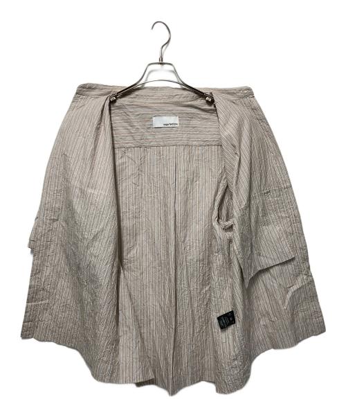 sageNATION（セージネーション）sageNATION (セージネーション) BOX SHORT SLEEVE SHIRT ベージュ サイズ:Ｍの古着・服飾アイテム