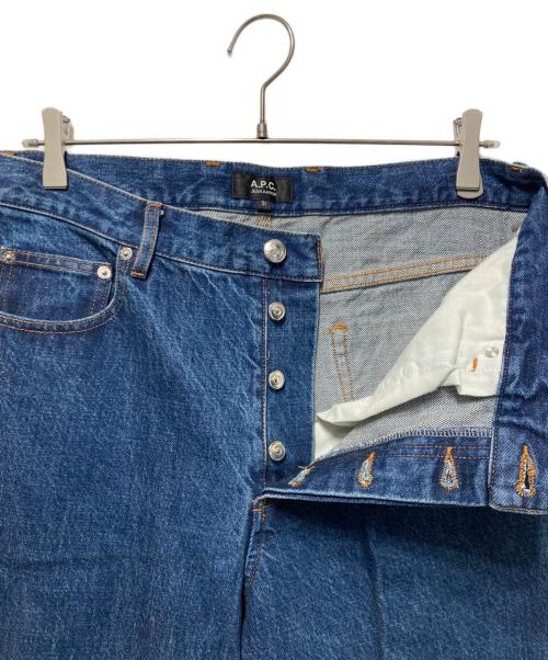 A.P.C.（アーペーセー）A.P.C. (アーペーセー) 別注 ワイドストレートシルエット JEAN PLUS FM インディゴ サイズ:31の古着・服飾アイテム