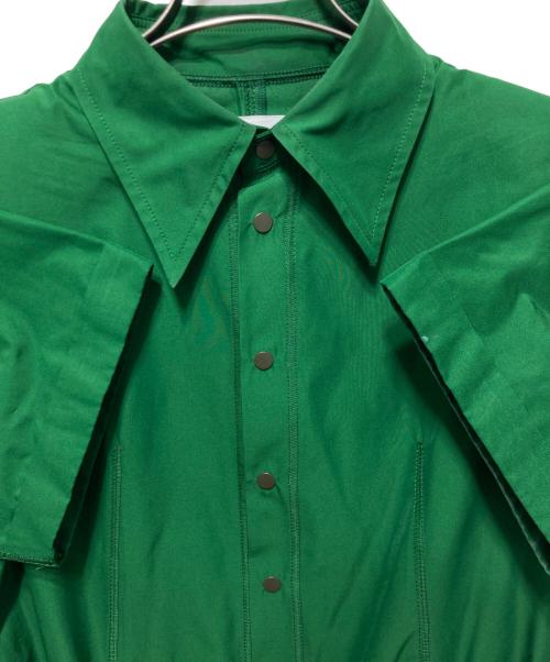 TOGA PULLA（トーガ プルラ）TOGA PULLA (トーガ プルラ) 半袖ドローコードワンピース グリーン サイズ:36の古着・服飾アイテム