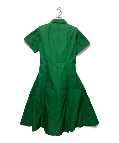 TOGA PULLA（トーガ プルラ）TOGA PULLA (トーガ プルラ) 半袖ドローコードワンピース グリーン サイズ:36の古着・服飾アイテム