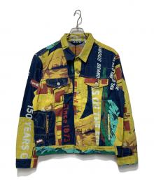 LEVI'S（リーバイス）の古着「TRUCKER JACKET バナープリントモデル」｜インディゴ