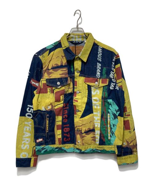 LEVI'S（リーバイス）LEVI'S (リーバイス) TRUCKER JACKET バナープリントモデル インディゴ サイズ:M 未使用品の古着・服飾アイテム