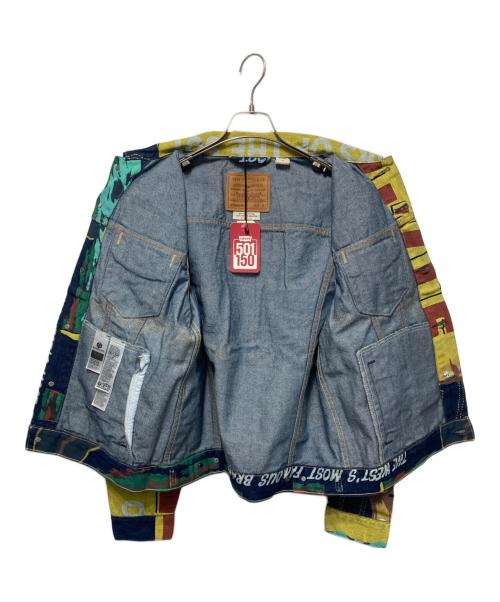 LEVI'S（リーバイス）LEVI'S (リーバイス) TRUCKER JACKET バナープリントモデル インディゴ サイズ:M 未使用品の古着・服飾アイテム