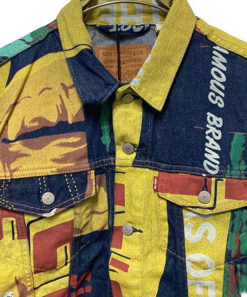 LEVI'S（リーバイス）LEVI'S (リーバイス) TRUCKER JACKET バナープリントモデル インディゴ サイズ:M 未使用品の古着・服飾アイテム