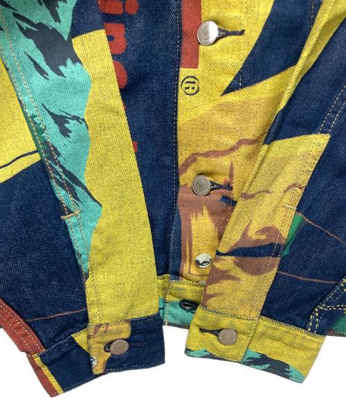 LEVI'S（リーバイス）LEVI'S (リーバイス) TRUCKER JACKET バナープリントモデル インディゴ サイズ:M 未使用品の古着・服飾アイテム