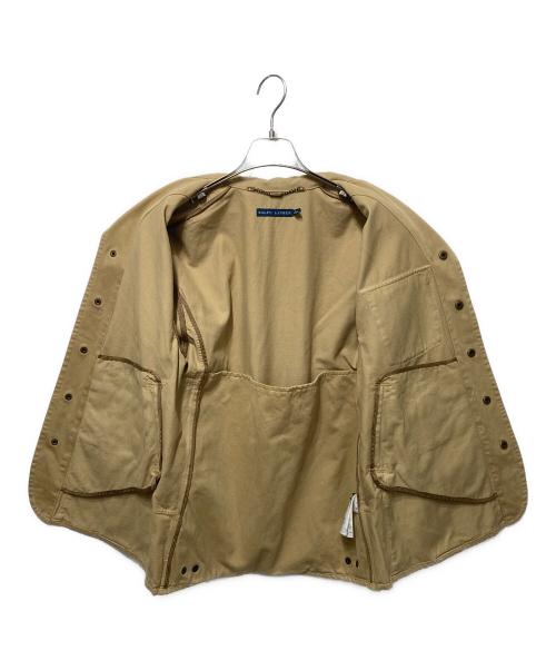 RALPH LAUREN（ラルフローレン）RALPH LAUREN (ラルフローレン) サファリジャケット ベージュ サイズ:4の古着・服飾アイテム