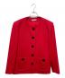 Yves Saint Laurent (イヴサンローラン) セットアップ レッド サイズ:ジャケットSIZE M/スカートSIZE 9：10000円