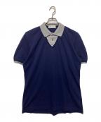 BRUNELLO CUCINELLIブルネロクチネリ）の古着「ポロシャツ」｜ネイビー