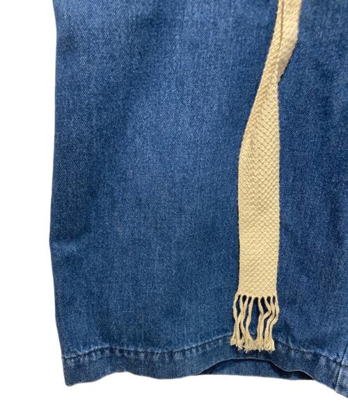 LOEWE（ロエベ）LOEWE (ロエベ) デニムショートパンツ インディゴ サイズ:ｓの古着・服飾アイテム