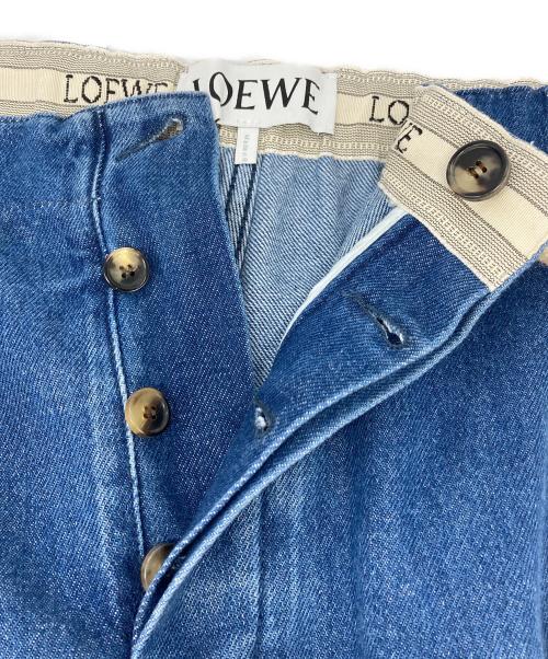 LOEWE（ロエベ）LOEWE (ロエベ) デニムショートパンツ インディゴ サイズ:ｓの古着・服飾アイテム