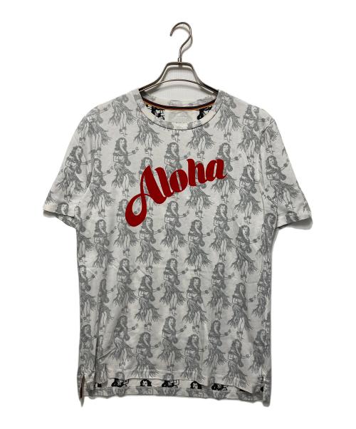 PAUL SMITH（ポールスミス）PAUL SMITH (ポールスミス) プリントTシャツ ホワイト サイズ:Ｍの古着・服飾アイテム