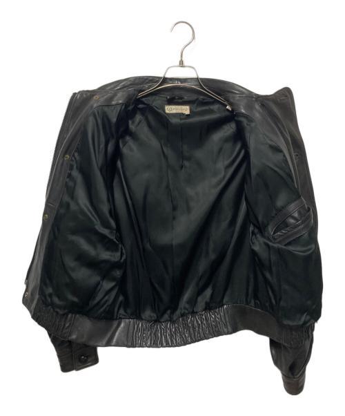 Pollini（ポリーニ）Pollini (ポリーニ) レザージャケット ブラック サイズ:Ｓの古着・服飾アイテム