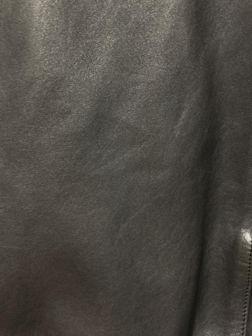 Pollini（ポリーニ）Pollini (ポリーニ) レザージャケット ブラック サイズ:Ｓの古着・服飾アイテム
