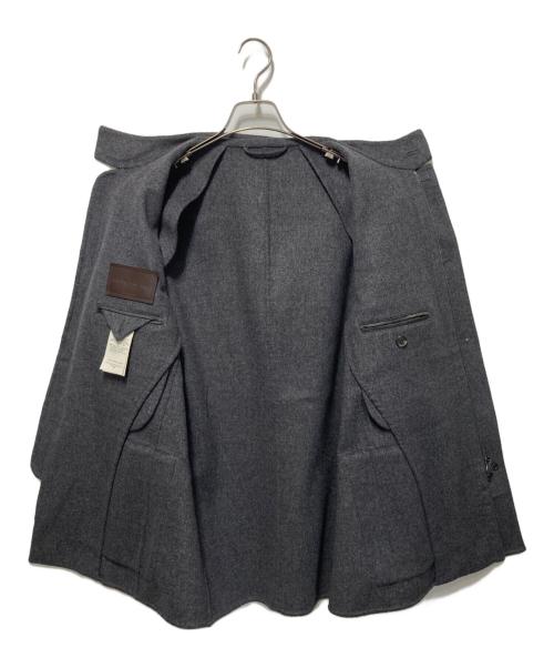 Salvatore Ferragamo（サルヴァトーレ フェラガモ）Salvatore Ferragamo (サルヴァトーレ フェラガモ) スタンドカラーコート グレー サイズ:48の古着・服飾アイテム