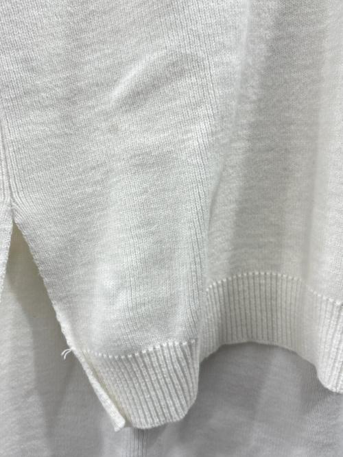BLACK COMME des GARCONS（ブラックコムデギャルソン）BLACK COMME des GARCONS (ブラックコムデギャルソン) Lochaven Of Scotland (ロックエーベン オブ スコットランド) ニットベスト ホワイト サイズ:XXLの古着・服飾アイテム