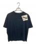 GROUND Y（グラウンドワイ）の古着「パッチワークTシャツ」｜ブラック