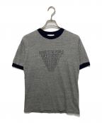 INSCRIREアンスクリア）の古着「リンガーTシャツ」｜グレー