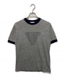 INSCRIRE（アンスクリア）の古着「リンガーTシャツ」｜グレー