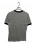 INSCRIRE (アンスクリア) リンガーTシャツ グレー サイズ:M：5000円