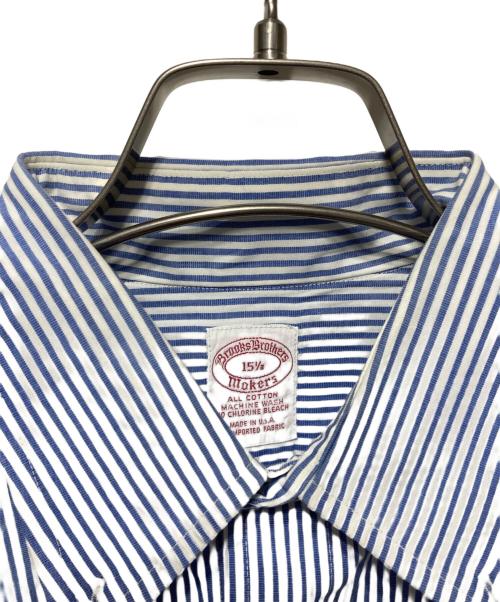 BROOKS BROTHERS（ブルックスブラザーズ）BROOKS BROTHERS (ブルックスブラザーズ) 半袖BDシャツ ブルーホワイト サイズ:15　1/2の古着・服飾アイテム