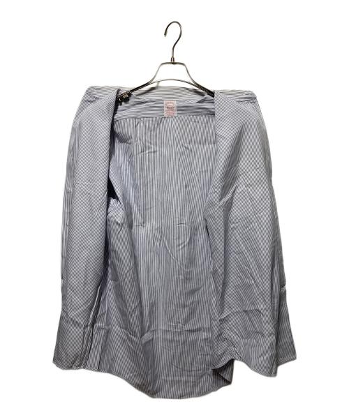 BROOKS BROTHERS（ブルックスブラザーズ）BROOKS BROTHERS (ブルックスブラザーズ) ストライプシャツ パープル×ホワイト サイズ:15　1/2の古着・服飾アイテム