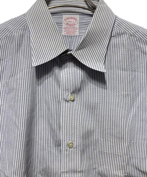 BROOKS BROTHERS（ブルックスブラザーズ）BROOKS BROTHERS (ブルックスブラザーズ) ストライプシャツ パープル×ホワイト サイズ:15　1/2の古着・服飾アイテム