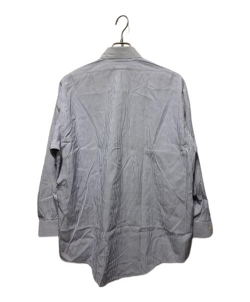 BROOKS BROTHERS（ブルックスブラザーズ）BROOKS BROTHERS (ブルックスブラザーズ) ストライプシャツ パープル×ホワイト サイズ:15　1/2の古着・服飾アイテム