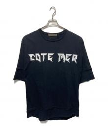 cotemer（コートメール）の古着「再構築Tシャツ」｜ブラック