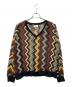 missoni（ミッソーニ）の古着「シェブロンシアーブラウス」｜ブラウン