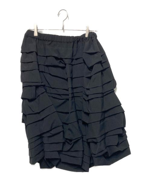 COMME des GARCONS（コムデギャルソン）COMME des GARCONS (コムデギャルソン) ティアード キュロット パンツ ブラック サイズ:Sの古着・服飾アイテム