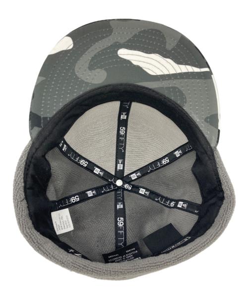 SUPREME（シュプリーム）SUPREME (シュプリーム) New Era (ニューエラ) WINDSTOPPER Earflap Box Logo Cap/ウィンドストッパー フラップ ボックスロゴ キャップ グレー サイズ:7　1/2の古着・服飾アイテム