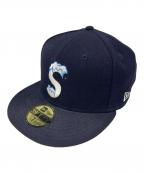 SUPREME×New Eraシュプリーム×ニューエラ）の古着「S Logo Cap」｜ネイビー